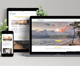 99Horizonte.de Webseite Design und Umsetzung